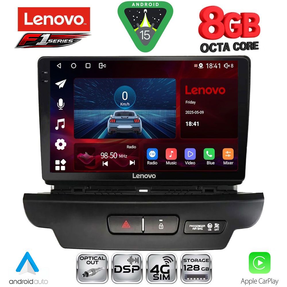 LENOVO SSR 10304_CPA (9inc) MULTIMEDIA TABLET for KIA CEED - XCEED mod. 2018-2022 LENOVO SSR 10304_CPA (9inc) MULTIMEDIA TABLET for KIA CEED - XCEED mod. 2018-2022