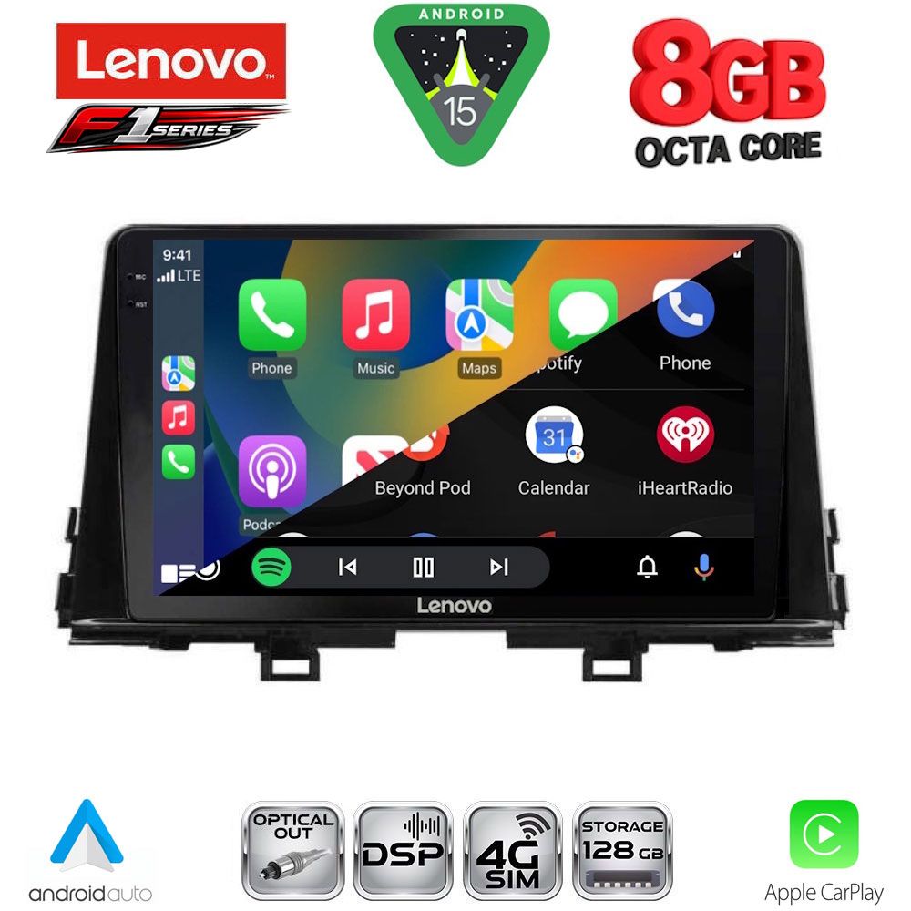LENOVO SSR 10310_CPA (9inc) MULTIMEDIA TABLET for KIA PICANTO mod. 2021-2026 LENOVO SSR 10310_CPA (9inc) MULTIMEDIA TABLET for KIA PICANTO mod. 2021-2026