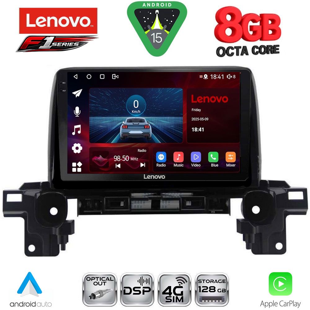 LENOVO SSR 10381_CPA (9inc) MULTIMEDIA TABLET for MAZDA CX5 mod. 2017-2025 LENOVO SSR 10381_CPA (9inc) MULTIMEDIA TABLET for MAZDA CX5 mod. 2017-2025