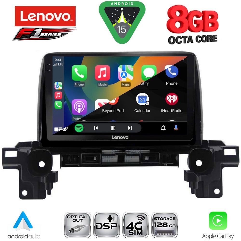 LENOVO SSR 10381_CPA (9inc) MULTIMEDIA TABLET for MAZDA CX5 mod. 2017-2025 LENOVO SSR 10381_CPA (9inc) MULTIMEDIA TABLET for MAZDA CX5 mod. 2017-2025