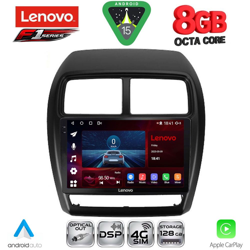 LENOVO SSR 10431_CPA (9inc) MULTIMEDIA TABLET for MITSUBISHI ASX mod. 2020-2023 LENOVO SSR 10431_CPA (9inc) MULTIMEDIA TABLET for MITSUBISHI ASX mod. 2020-2023