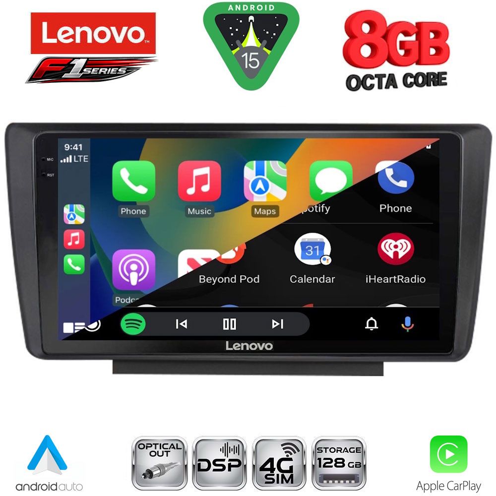 LENOVO SSR 10594_CPA (9inc) MULTIMEDIA TABLET for SKODA OCTAVIA 5 mod. 2005-2012 LENOVO SSR 10594_CPA (9inc) MULTIMEDIA TABLET for SKODA OCTAVIA 5 mod. 2005-2012