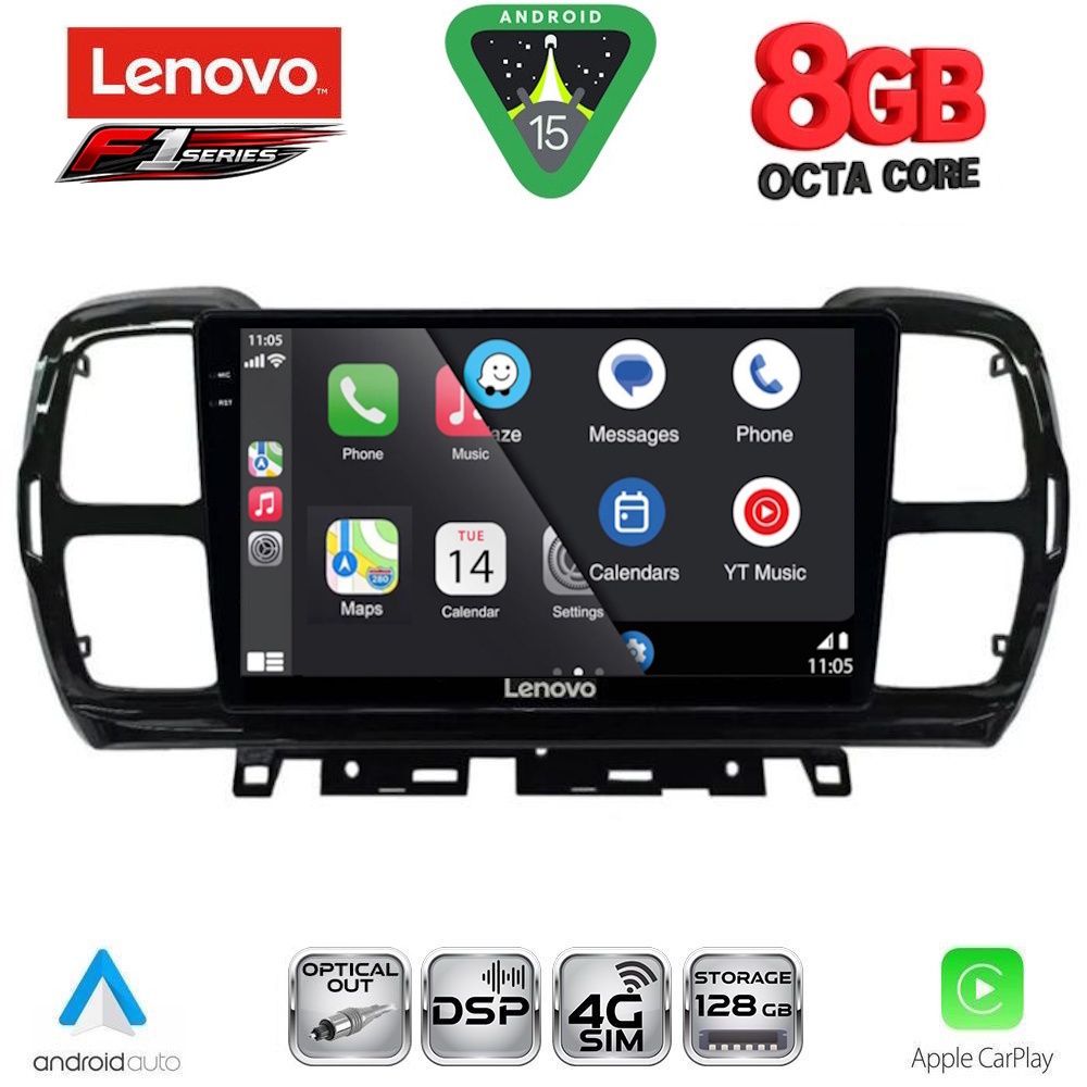 LENOVO SSR 10088_CPA (9inc) MULTIMEDIA TABLET for CITROEN C5 AIRCROSS mod. 2017-2021 LENOVO SSR 10088_CPA (9inc) MULTIMEDIA TABLET for CITROEN C5 AIRCROSS mod. 2017-2021