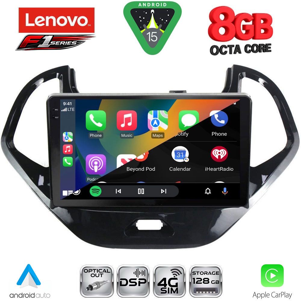 LENOVO SSR 10167SH_CPA (9inc) MULTIMEDIA TABLET for FORD KA mod. 2017-2024 LENOVO SSR 10167SH_CPA (9inc) MULTIMEDIA TABLET for FORD KA mod. 2017-2024