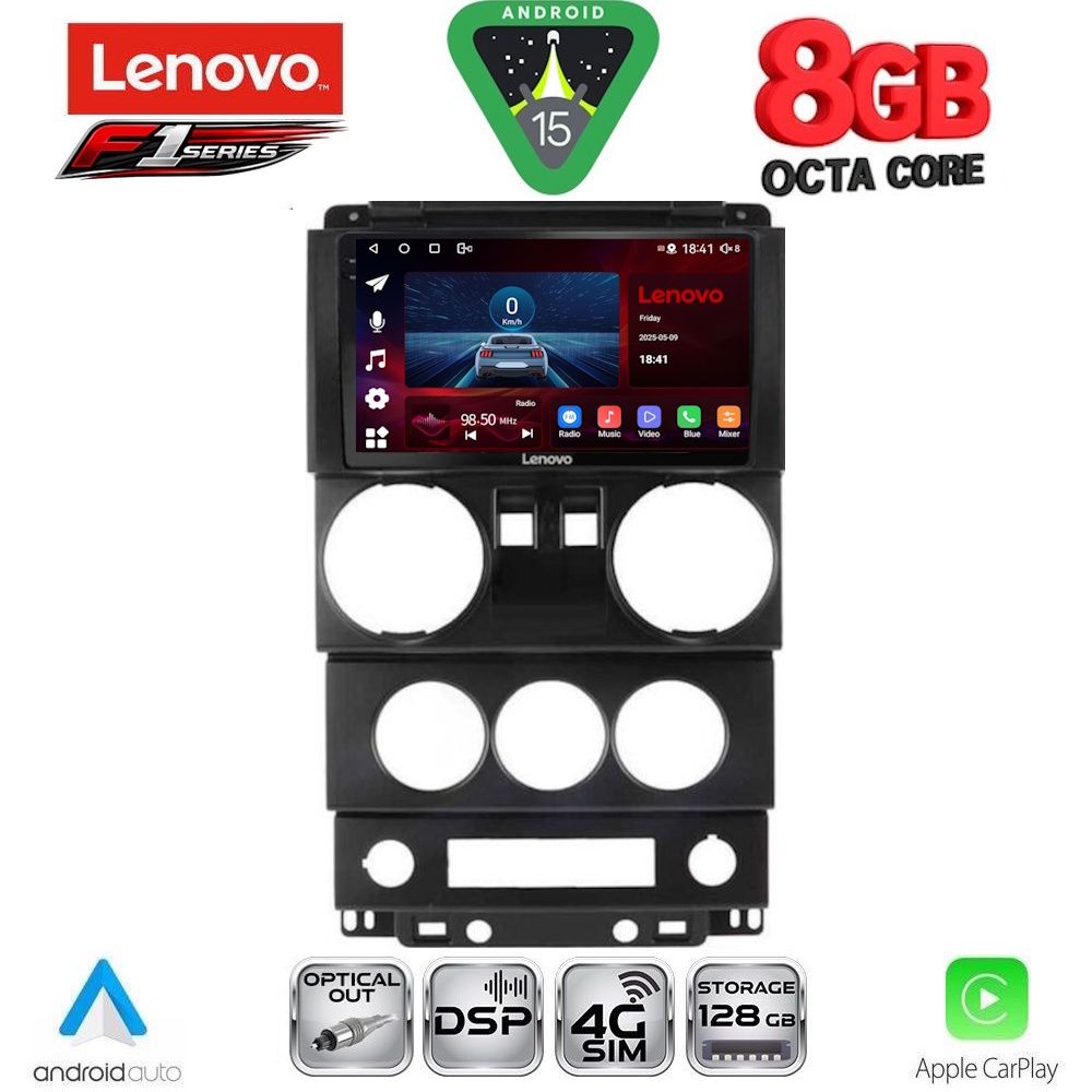 LENOVO SSR 10293_CPA (9inc) MULTIMEDIA TABLET for JEEP WRANGLER mod. 2006-2011 LENOVO SSR 10293_CPA (9inc) MULTIMEDIA TABLET for JEEP WRANGLER mod. 2006-2011