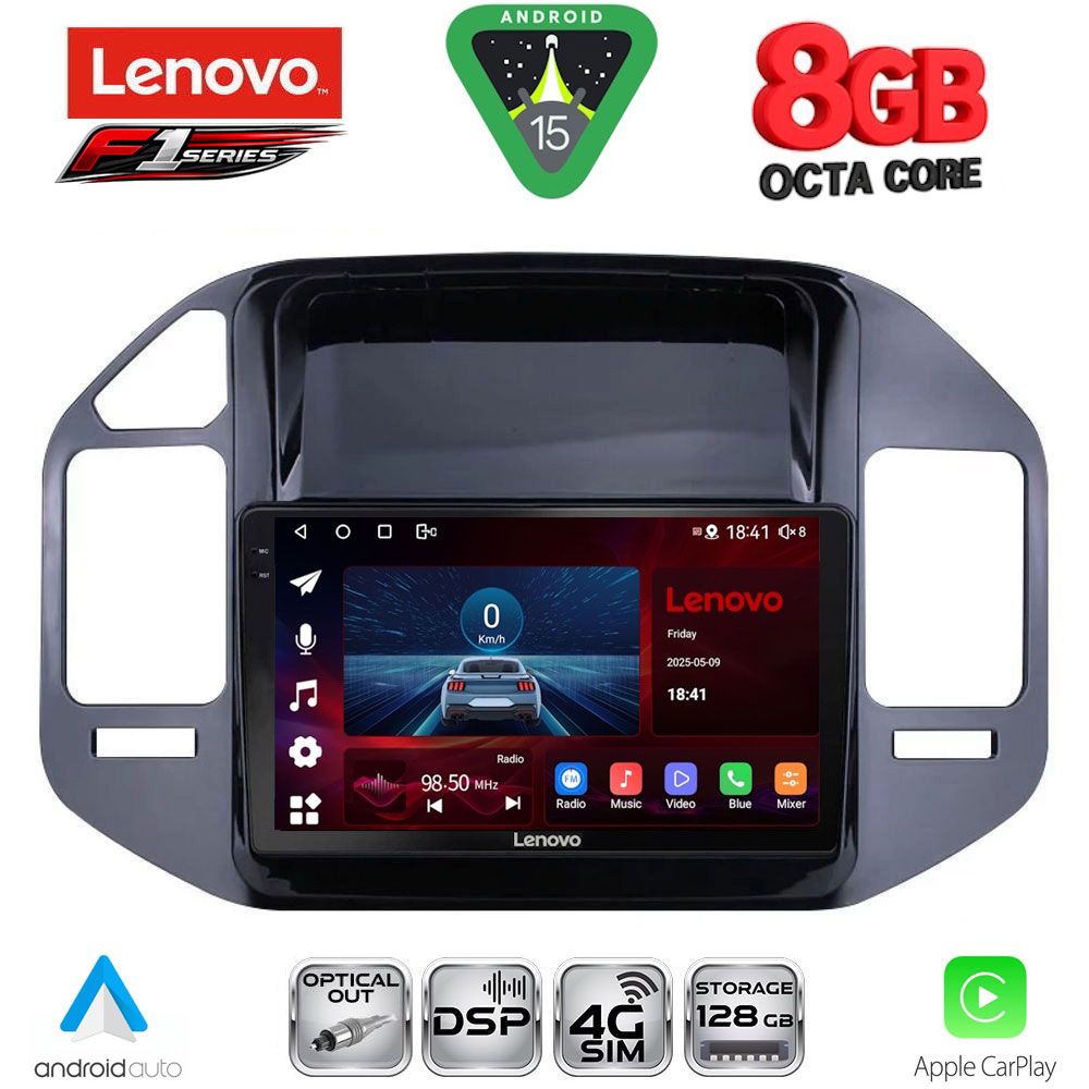 LENOVO SSR 10444_CPA (9inc) MULTIMEDIA TABLET for MITSUBISHI PAJERO mod. 1999-2006 LENOVO SSR 10444_CPA (9inc) MULTIMEDIA TABLET for MITSUBISHI PAJERO mod. 1999-2006
