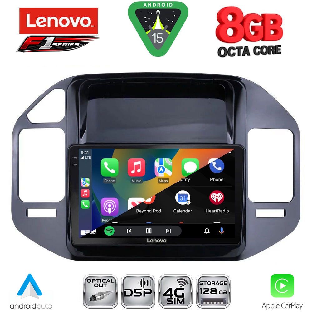 LENOVO SSR 10444_CPA (9inc) MULTIMEDIA TABLET for MITSUBISHI PAJERO mod. 1999-2006 LENOVO SSR 10444_CPA (9inc) MULTIMEDIA TABLET for MITSUBISHI PAJERO mod. 1999-2006