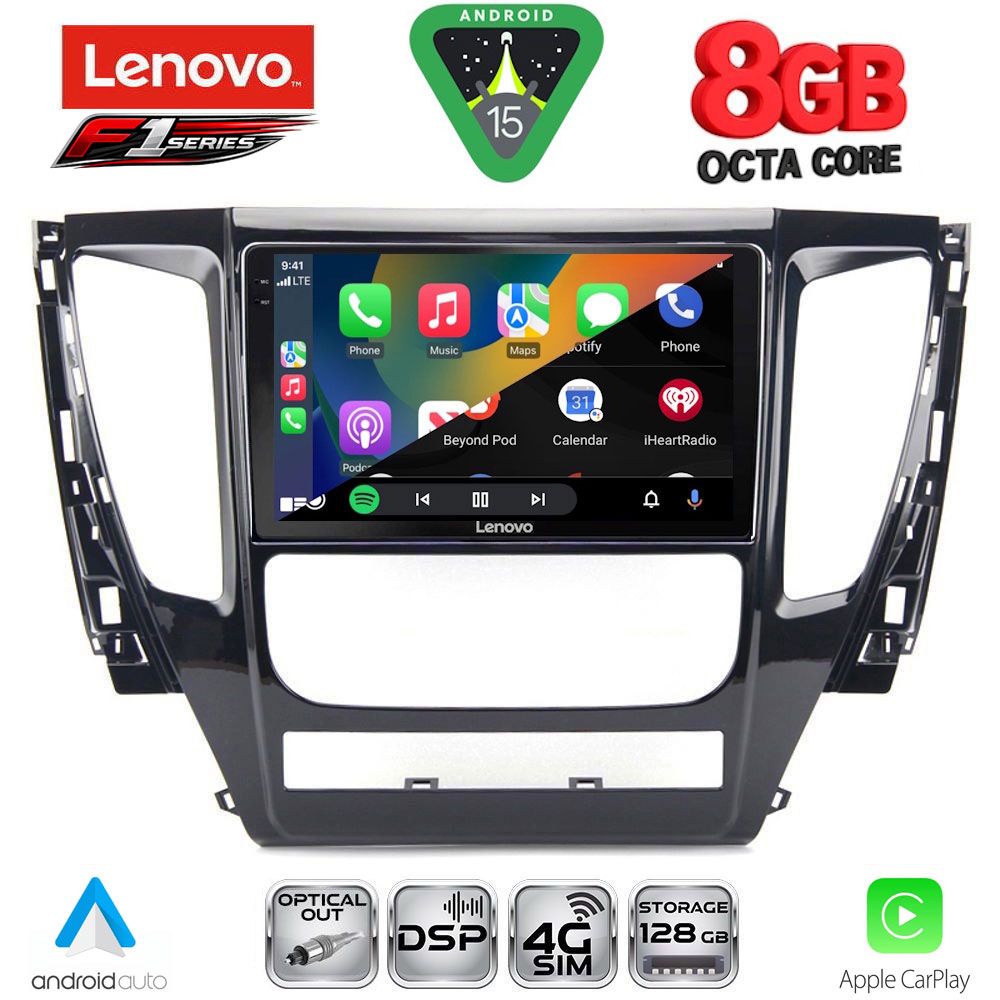 LENOVO SSR 10447A_CPA (9inc) MULTIMEDIA TABLET for MITSUBISHI PAJERO mod. 2013-2020 LENOVO SSR 10447A_CPA (9inc) MULTIMEDIA TABLET for MITSUBISHI PAJERO mod. 2013-2020