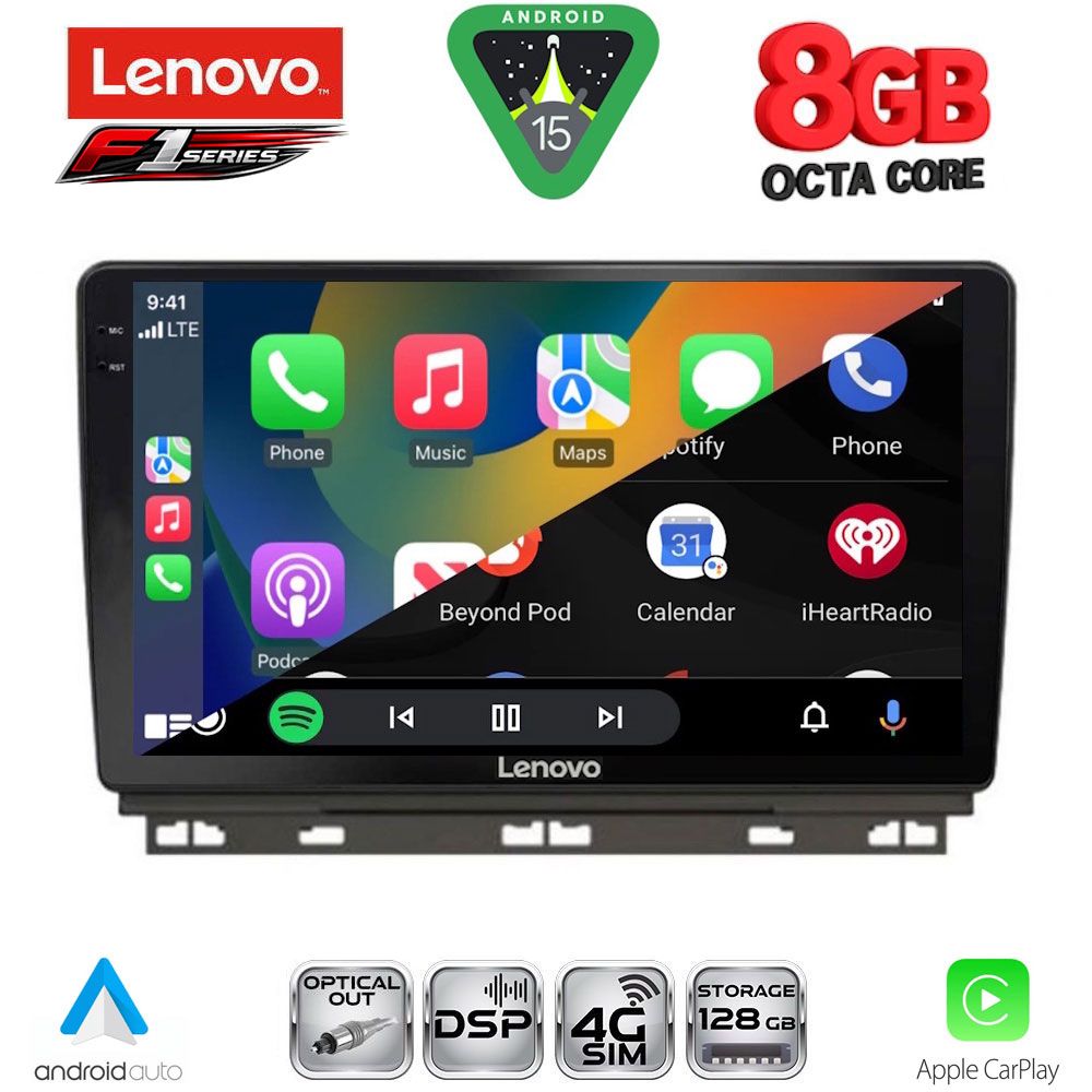 LENOVO SSR 10546_CPA (9inc) MULTIMEDIA TABLET for RENAULT CLIO - CAPTUR mod. 2019-2026 LENOVO SSR 10546_CPA (9inc) MULTIMEDIA TABLET for RENAULT CLIO - CAPTUR mod. 2019-2026