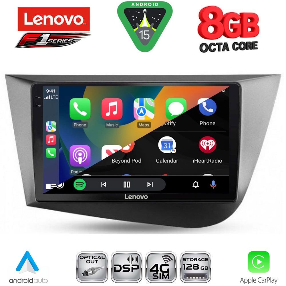 LENOVO SSR 10574_CPA (9inc) MULTIMEDIA TABLET for SEAT LEON mod. 2005-2012 LENOVO SSR 10574_CPA (9inc) MULTIMEDIA TABLET for SEAT LEON mod. 2005-2012