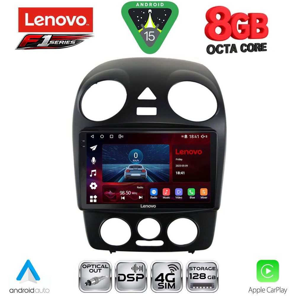 LENOVO SSR 10742_CPA (9inc) MULTIMEDIA TABLET for VW BEETLE mod. 2004-2011 LENOVO SSR 10742_CPA (9inc) MULTIMEDIA TABLET for VW BEETLE mod. 2004-2011