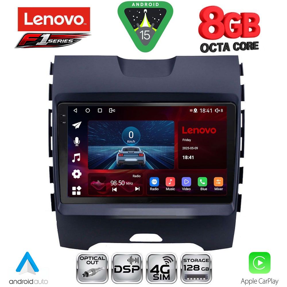 LENOVO SSR 10152_CPA (9inc) MULTIMEDIA TABLET for FORD EDGE mod. 2015-2023 LENOVO SSR 10152_CPA (9inc) MULTIMEDIA TABLET for FORD EDGE mod. 2015-2023