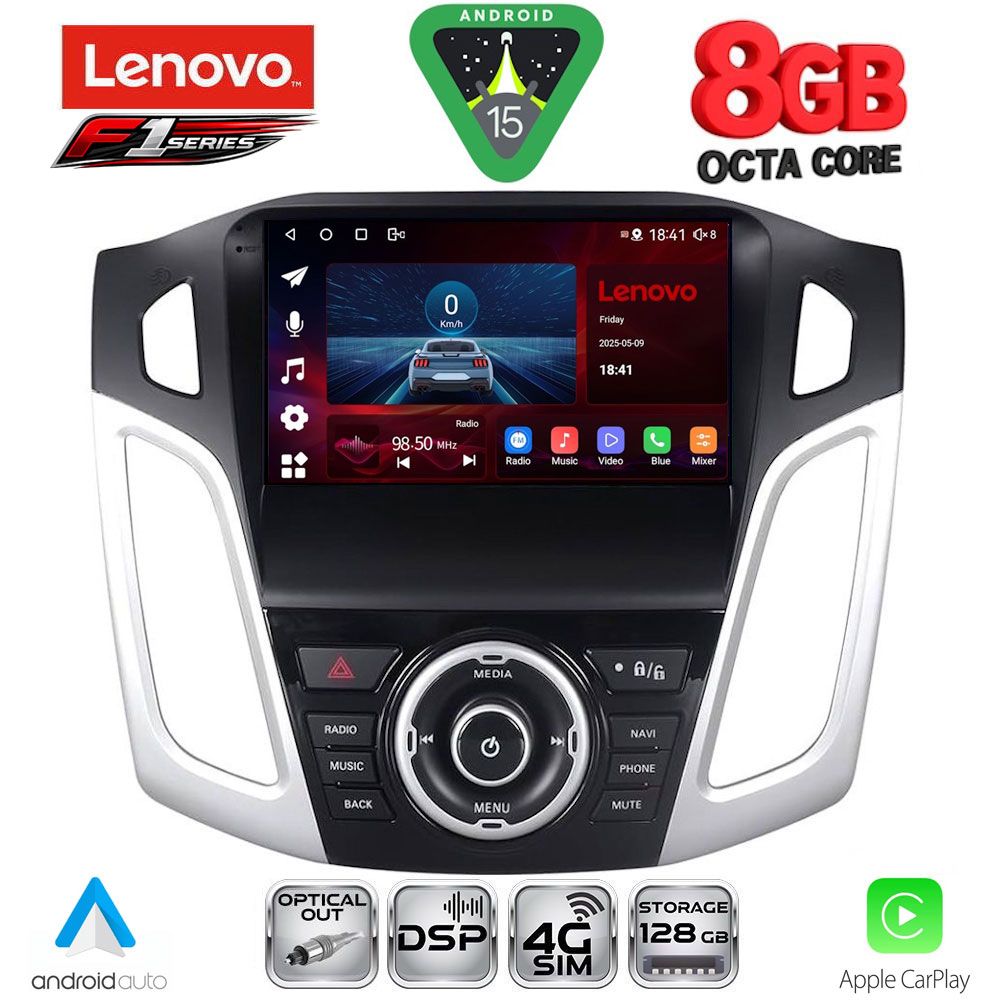 LENOVO SSR 10157_CPA (9inc) MULTIMEDIA TABLET for FORD FOCUS mod. 2011-2018 LENOVO SSR 10157_CPA (9inc) MULTIMEDIA TABLET for FORD FOCUS mod. 2011-2018