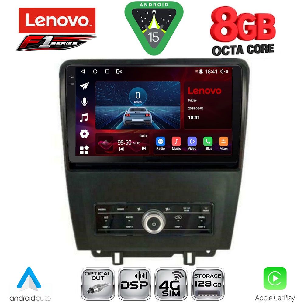 LENOVO SSR 10165_CPA (9inc) MULTIMEDIA TABLET for FORD MUSTANG mod. 2010-2015 LENOVO SSR 10165_CPA (9inc) MULTIMEDIA TABLET for FORD MUSTANG mod. 2010-2015