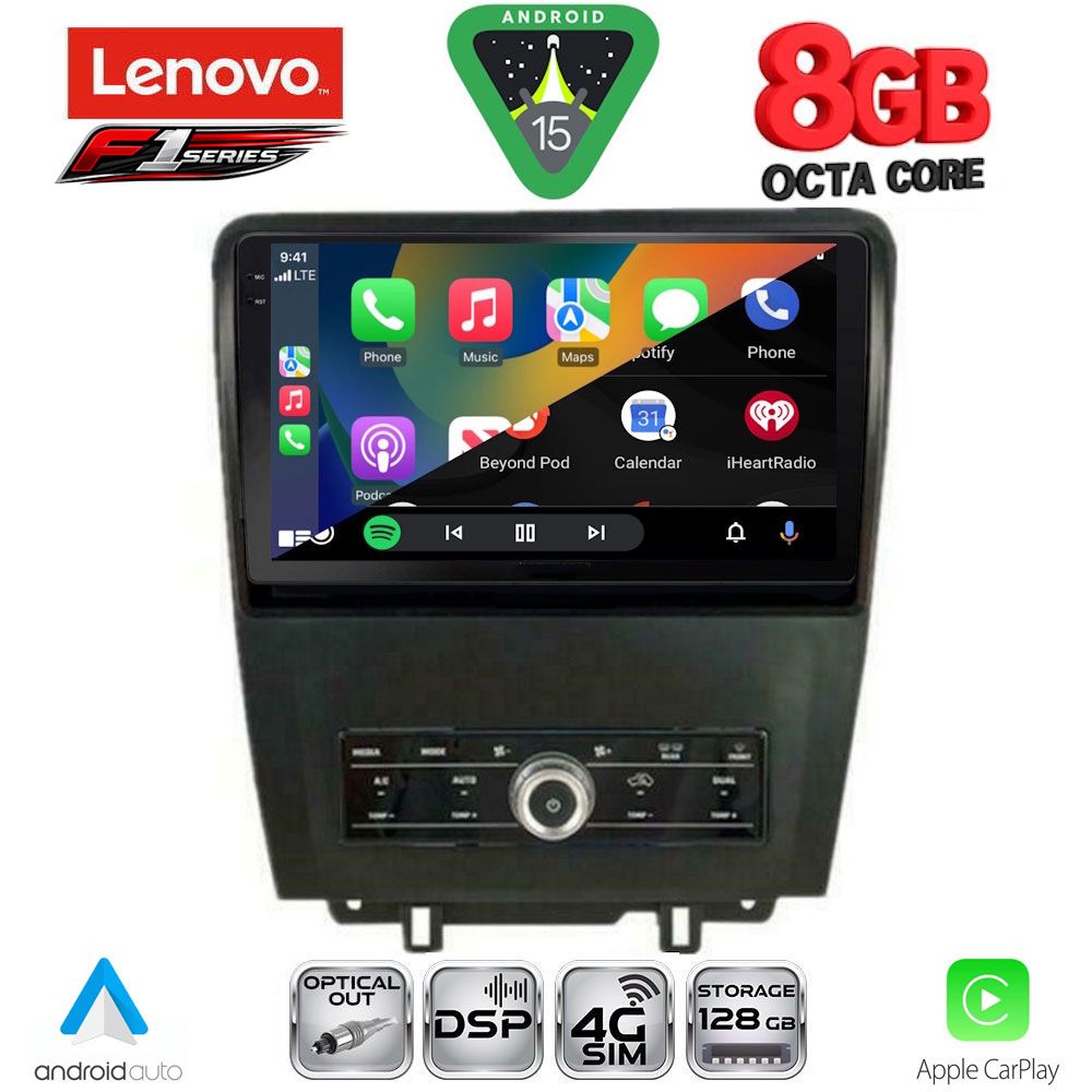 LENOVO SSR 10165_CPA (9inc) MULTIMEDIA TABLET for FORD MUSTANG mod. 2010-2015 LENOVO SSR 10165_CPA (9inc) MULTIMEDIA TABLET for FORD MUSTANG mod. 2010-2015