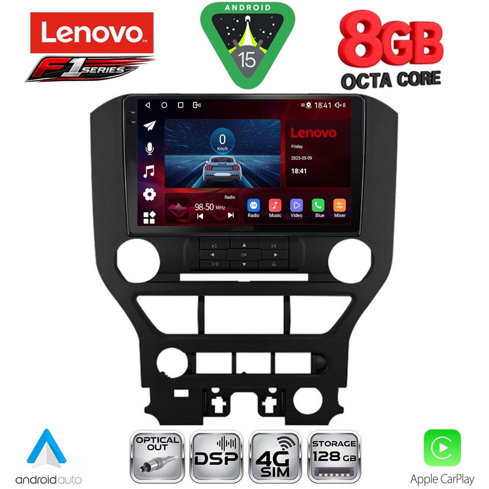 LENOVO SSR 10166_CPA 3BUT (9inc) MULTIMEDIA TABLET for FORD MUSTANG mod. 2015-2020 LENOVO SSR 10166_CPA 3BUT (9inc) MULTIMEDIA TABLET for FORD MUSTANG mod. 2015-2020