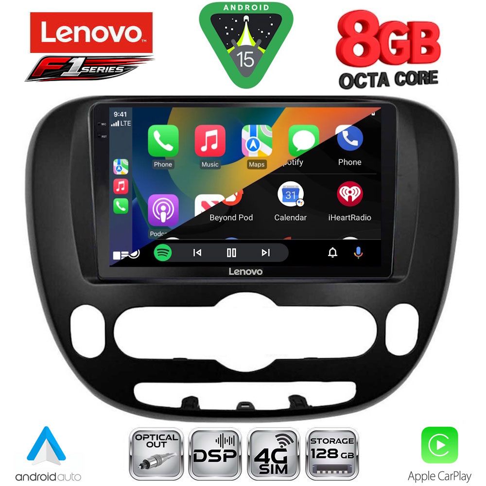 LENOVO SSR 10321_CPA (9inc) MULTIMEDIA TABLET for KIA SOUL mod. 2013-2019 LENOVO SSR 10321_CPA (9inc) MULTIMEDIA TABLET for KIA SOUL mod. 2013-2019