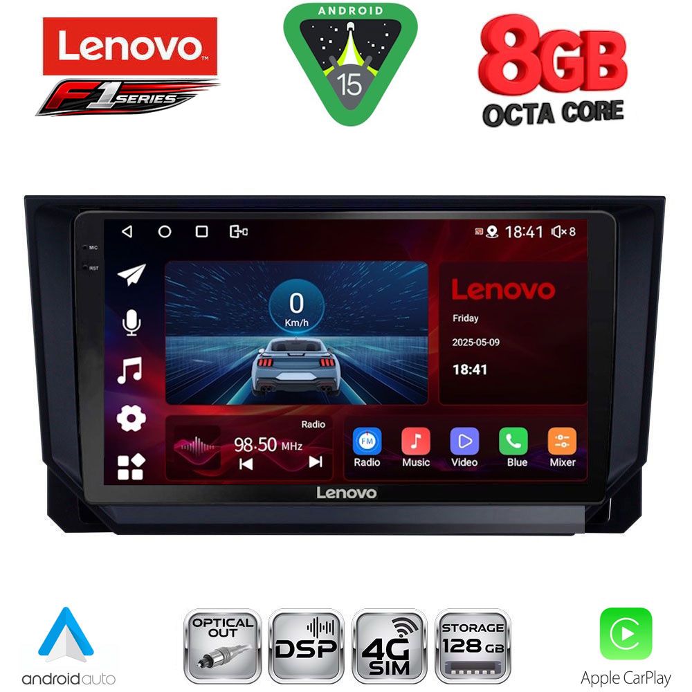 LENOVO SSR 10573_CPA (9inc) MULTIMEDIA TABLET for SEAT ARONA - IBIZA mod. 2018-2026 LENOVO SSR 10573_CPA (9inc) MULTIMEDIA TABLET for SEAT ARONA - IBIZA mod. 2018-2026