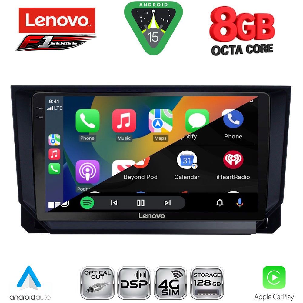 LENOVO SSR 10573_CPA (9inc) MULTIMEDIA TABLET for SEAT ARONA - IBIZA mod. 2018-2026 LENOVO SSR 10573_CPA (9inc) MULTIMEDIA TABLET for SEAT ARONA - IBIZA mod. 2018-2026