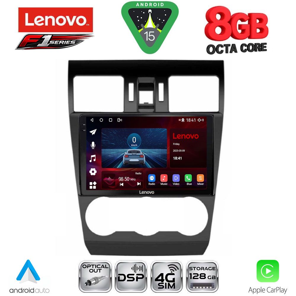 LENOVO SSR 10663_CPA (9inc) MULTIMEDIA TABLET for SUBARU FORESTER - IMPREZA - XV mod. 2013-2019 LENOVO SSR 10663_CPA (9inc) MULTIMEDIA TABLET for SUBARU FORESTER - IMPREZA - XV mod. 2013-2019