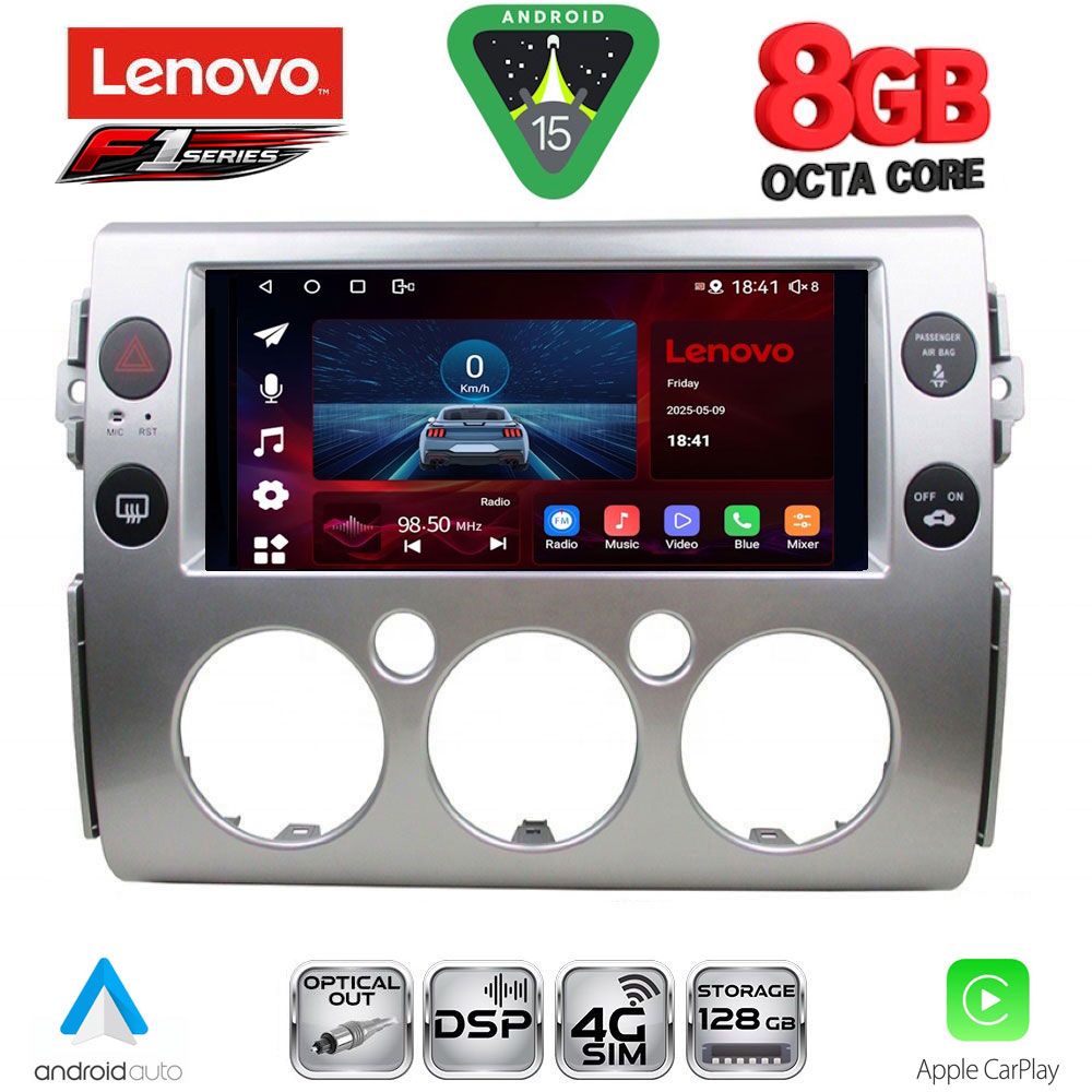LENOVO SSR 10717_CPA (9inc) MULTIMEDIA TABLET for TOYOTA FJ CRUISER mod. 2007-2013 LENOVO SSR 10717_CPA (9inc) MULTIMEDIA TABLET for TOYOTA FJ CRUISER mod. 2007-2013
