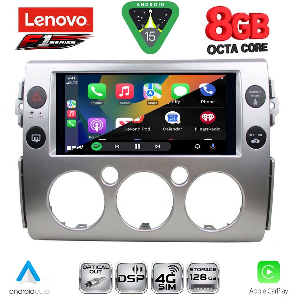LENOVO SSR 10717_CPA (9inc) MULTIMEDIA TABLET for TOYOTA FJ CRUISER mod. 2007-2013 LENOVO SSR 10717_CPA (9inc) MULTIMEDIA TABLET for TOYOTA FJ CRUISER mod. 2007-2013