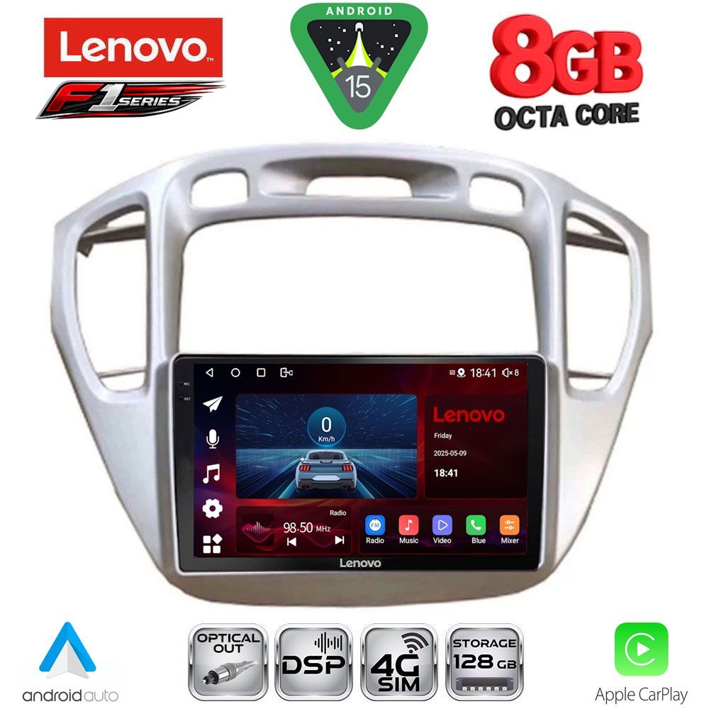 LENOVO SSR 10718_CPA (9inc) MULTIMEDIA TABLET for TOYOTA HIGHLANDER mod. 2002-2009 LENOVO SSR 10718_CPA (9inc) MULTIMEDIA TABLET for TOYOTA HIGHLANDER mod. 2002-2009