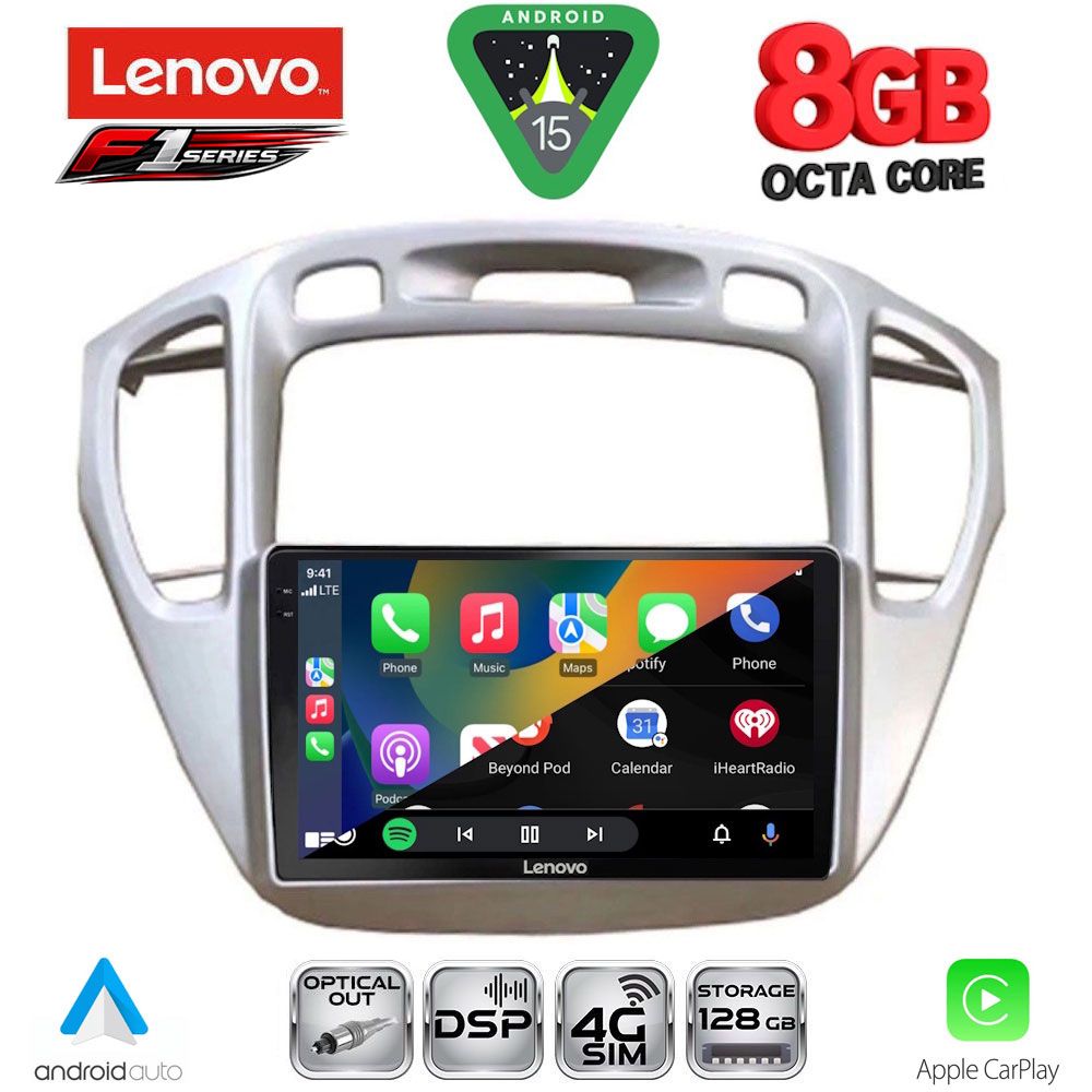LENOVO SSR 10718_CPA (9inc) MULTIMEDIA TABLET for TOYOTA HIGHLANDER mod. 2002-2009 LENOVO SSR 10718_CPA (9inc) MULTIMEDIA TABLET for TOYOTA HIGHLANDER mod. 2002-2009