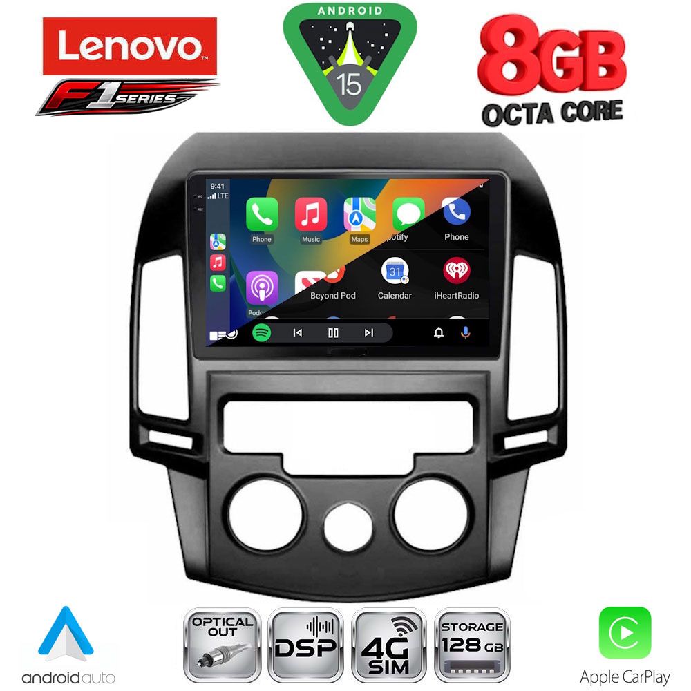 LENOVO SSR 10231_CPA A/C (9inc) MULTIMEDIA TABLET for HYUNDAI i30 mod. 2007-2012 LENOVO SSR 10231_CPA A/C (9inc) MULTIMEDIA TABLET for HYUNDAI i30 mod. 2007-2012