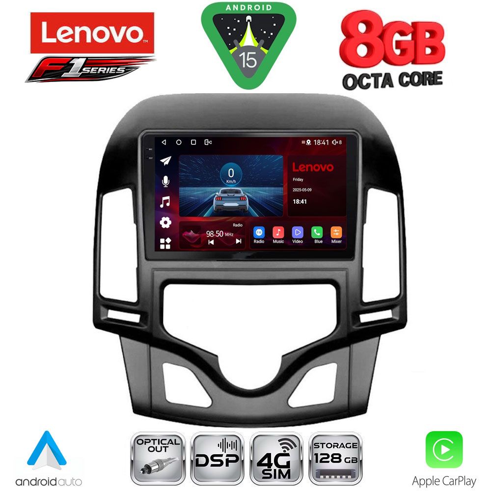 LENOVO SSR 10231_CPA CLIMA (9inc) MULTIMEDIA TABLET for HYUNDAI i30 mod. 2007-2012 LENOVO SSR 10231_CPA CLIMA (9inc) MULTIMEDIA TABLET for HYUNDAI i30 mod. 2007-2012