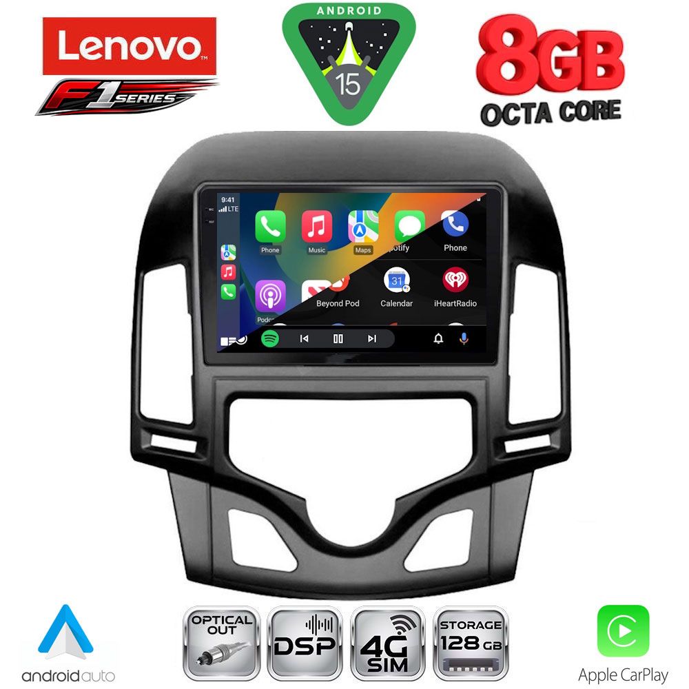 LENOVO SSR 10231_CPA CLIMA (9inc) MULTIMEDIA TABLET for HYUNDAI i30 mod. 2007-2012 LENOVO SSR 10231_CPA CLIMA (9inc) MULTIMEDIA TABLET for HYUNDAI i30 mod. 2007-2012