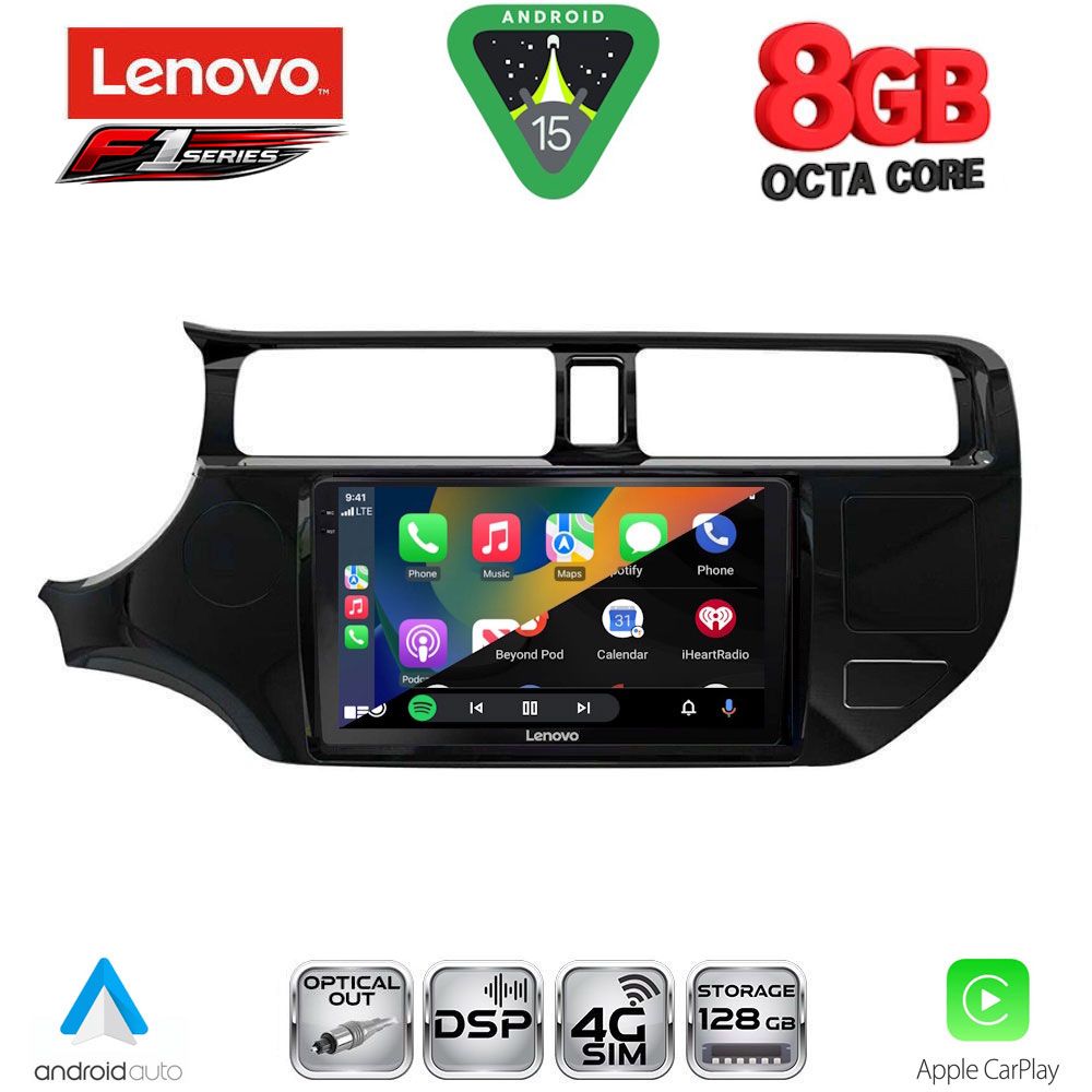 LENOVO SSR 10314_CPA (9inc) MULTIMEDIA TABLET for KIA RIO mod. 2012-2015 LENOVO SSR 10314_CPA (9inc) MULTIMEDIA TABLET for KIA RIO mod. 2012-2015