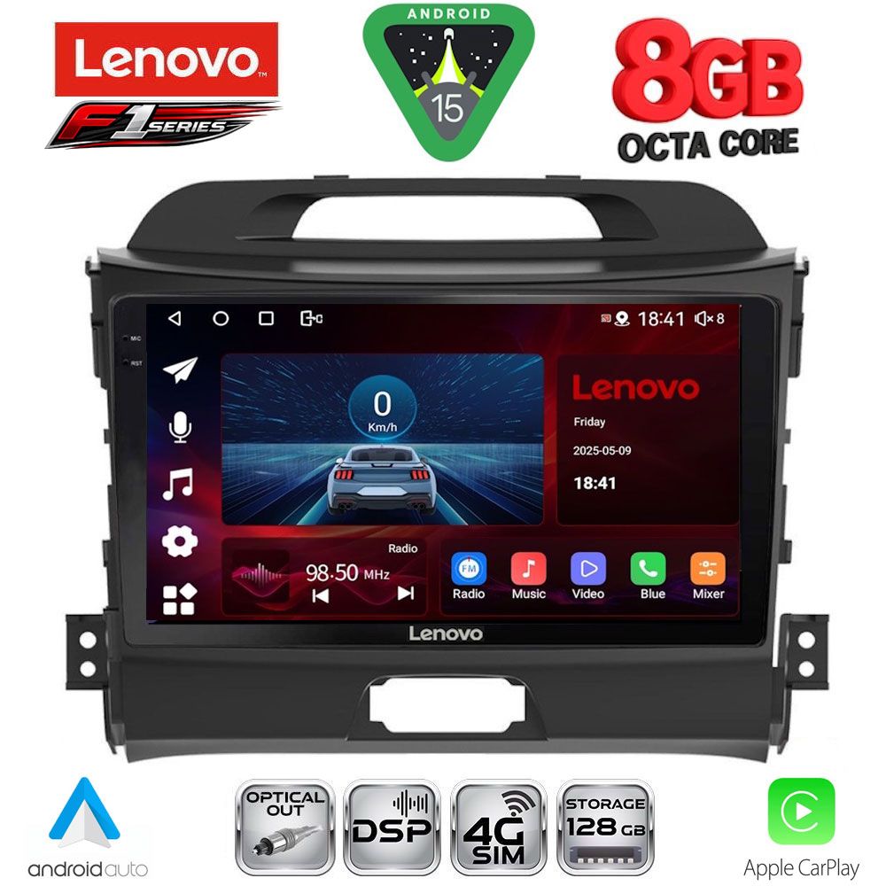 LENOVO SSR 10325_CPA (9inc) MULTIMEDIA TABLET for KIA SPORTAGE mod. 2010-2015 LENOVO SSR 10325_CPA (9inc) MULTIMEDIA TABLET for KIA SPORTAGE mod. 2010-2015