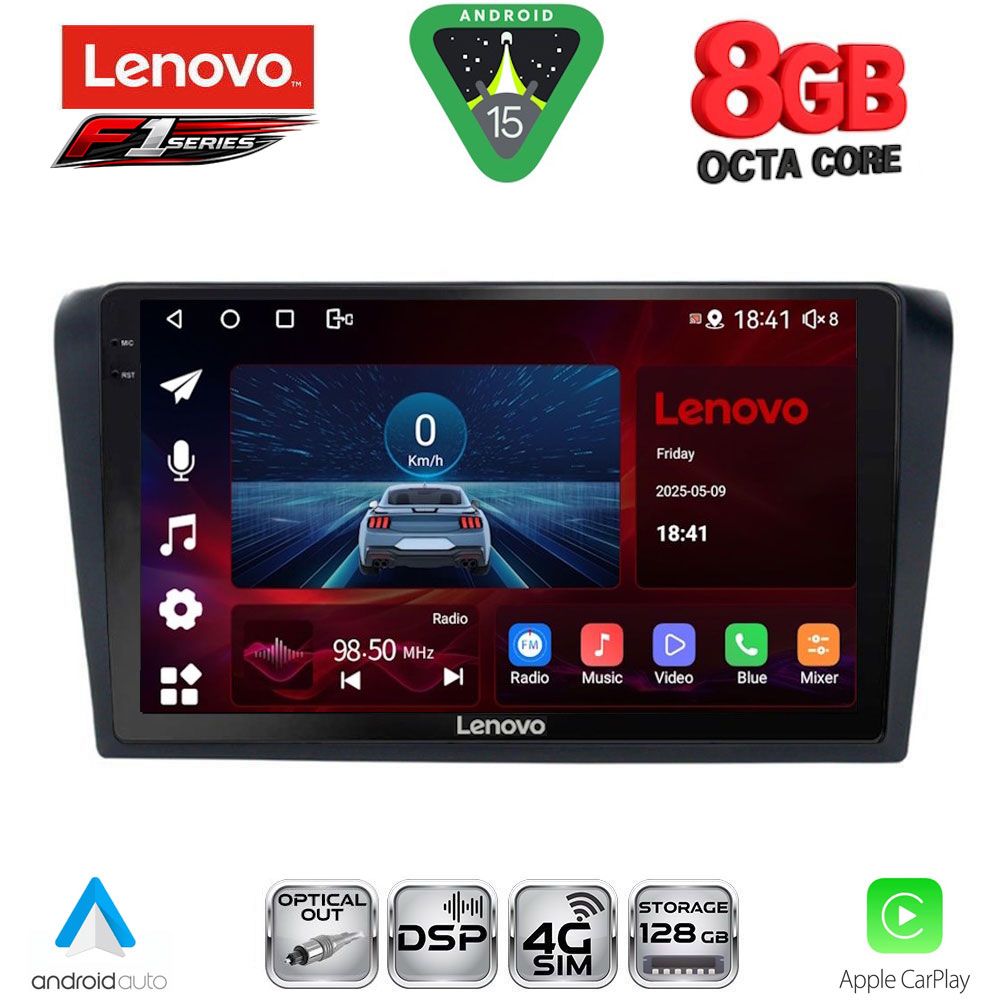 LENOVO SSR 10365_CPA (9inc) MULTIMEDIA TABLET for MAZDA 3 mod. 2003-2008 LENOVO SSR 10365_CPA (9inc) MULTIMEDIA TABLET for MAZDA 3 mod. 2003-2008