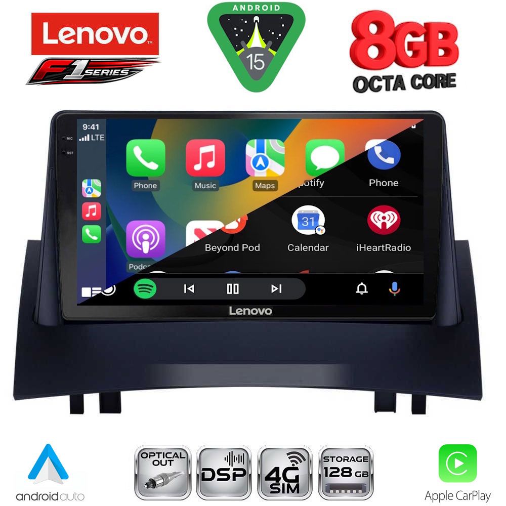 LENOVO SSR 10555_CPA (9inc) MULTIMEDIA TABLET for RENAULT MEGANE 2 mod. 2002-2008 LENOVO SSR 10555_CPA (9inc) MULTIMEDIA TABLET for RENAULT MEGANE 2 mod. 2002-2008