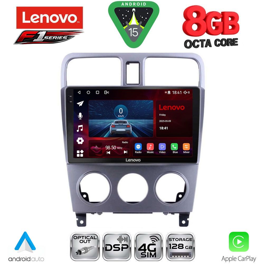 LENOVO SSR 10661_CPA (9inc) MULTIMEDIA TABLET for SUBARU FORESTER mod. 2002-2008 LENOVO SSR 10661_CPA (9inc) MULTIMEDIA TABLET for SUBARU FORESTER mod. 2002-2008