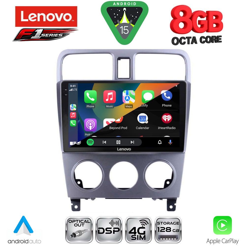 LENOVO SSR 10661_CPA (9inc) MULTIMEDIA TABLET for SUBARU FORESTER mod. 2002-2008 LENOVO SSR 10661_CPA (9inc) MULTIMEDIA TABLET for SUBARU FORESTER mod. 2002-2008