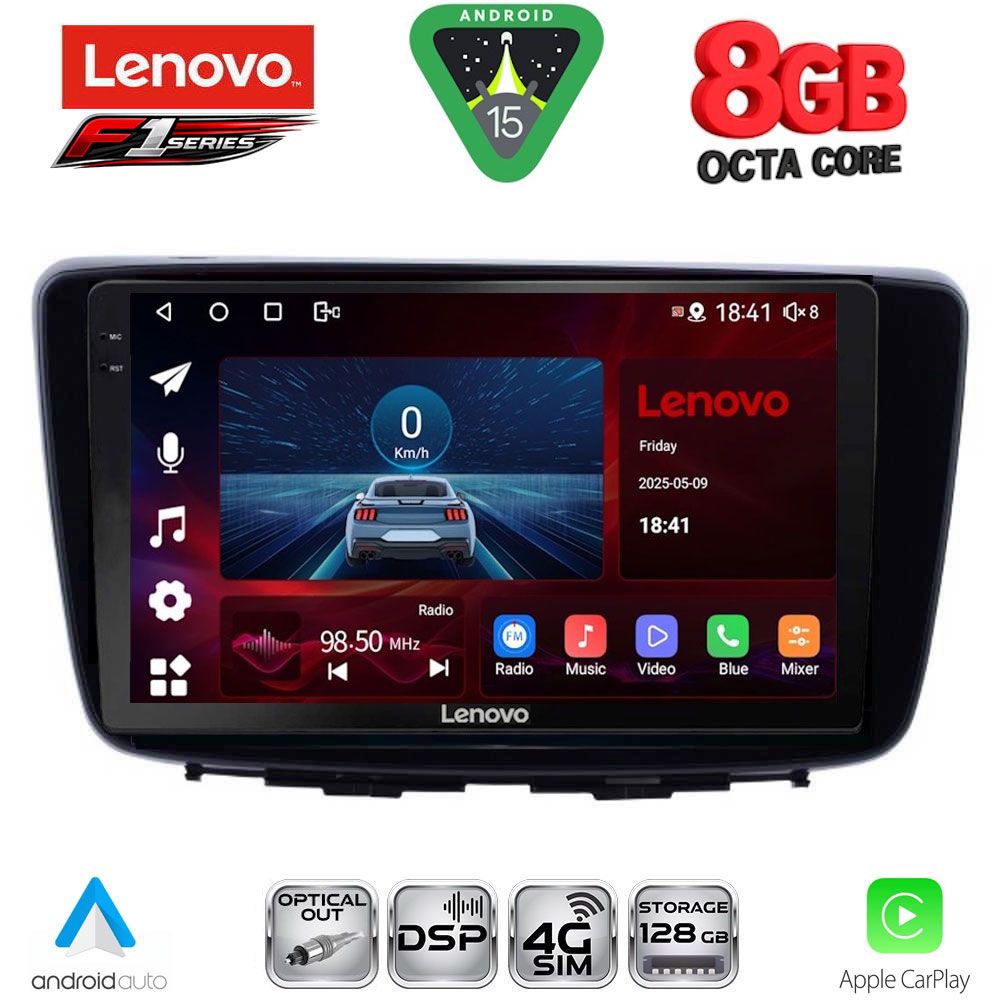 LENOVO SSR 10672_CPA (9inc) MULTIMEDIA TABLET for SUZUKI BALENO mod. 2016-2022 LENOVO SSR 10672_CPA (9inc) MULTIMEDIA TABLET for SUZUKI BALENO mod. 2016-2022