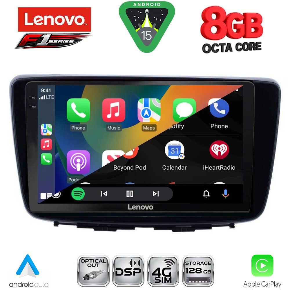 LENOVO SSR 10672_CPA (9inc) MULTIMEDIA TABLET for SUZUKI BALENO mod. 2016-2022 LENOVO SSR 10672_CPA (9inc) MULTIMEDIA TABLET for SUZUKI BALENO mod. 2016-2022