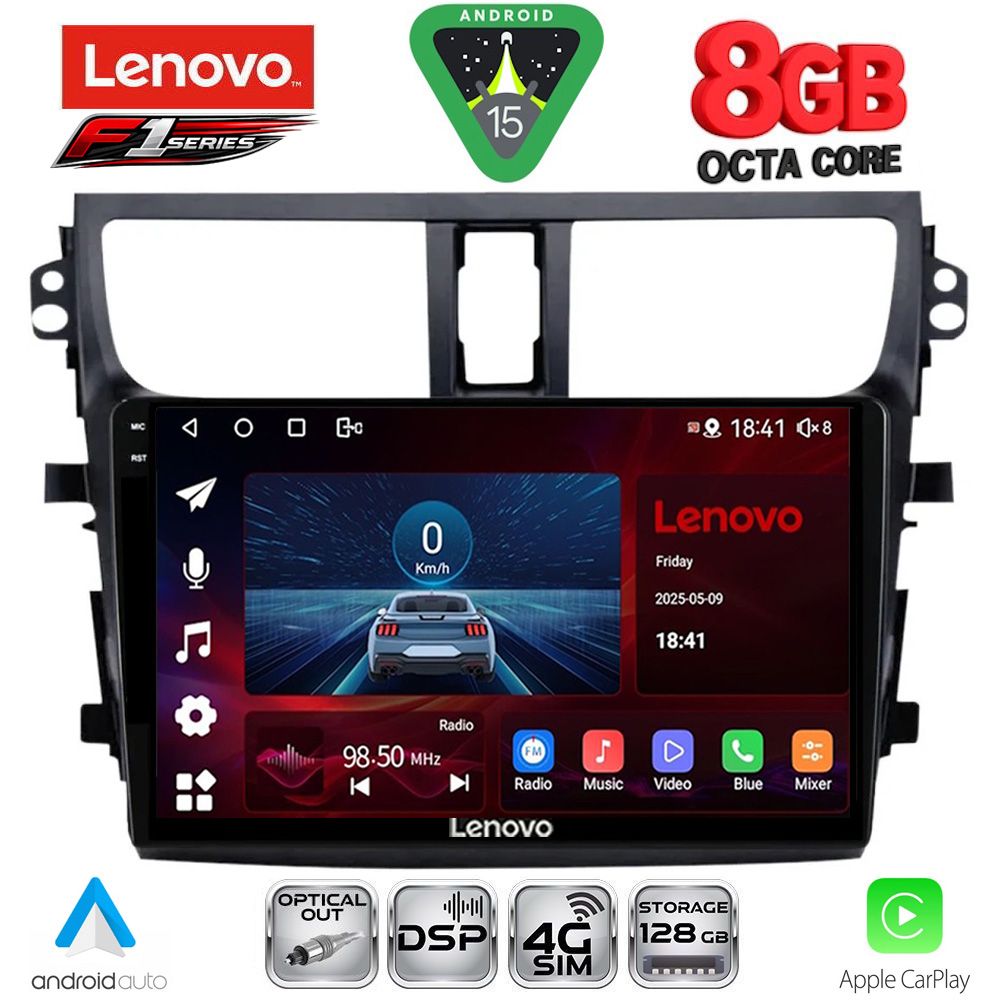LENOVO SSR 10674_CPA (9inc) MULTIMEDIA TABLET for SUZUKI CELERIO mod. 2015-2021 LENOVO SSR 10674_CPA (9inc) MULTIMEDIA TABLET for SUZUKI CELERIO mod. 2015-2021