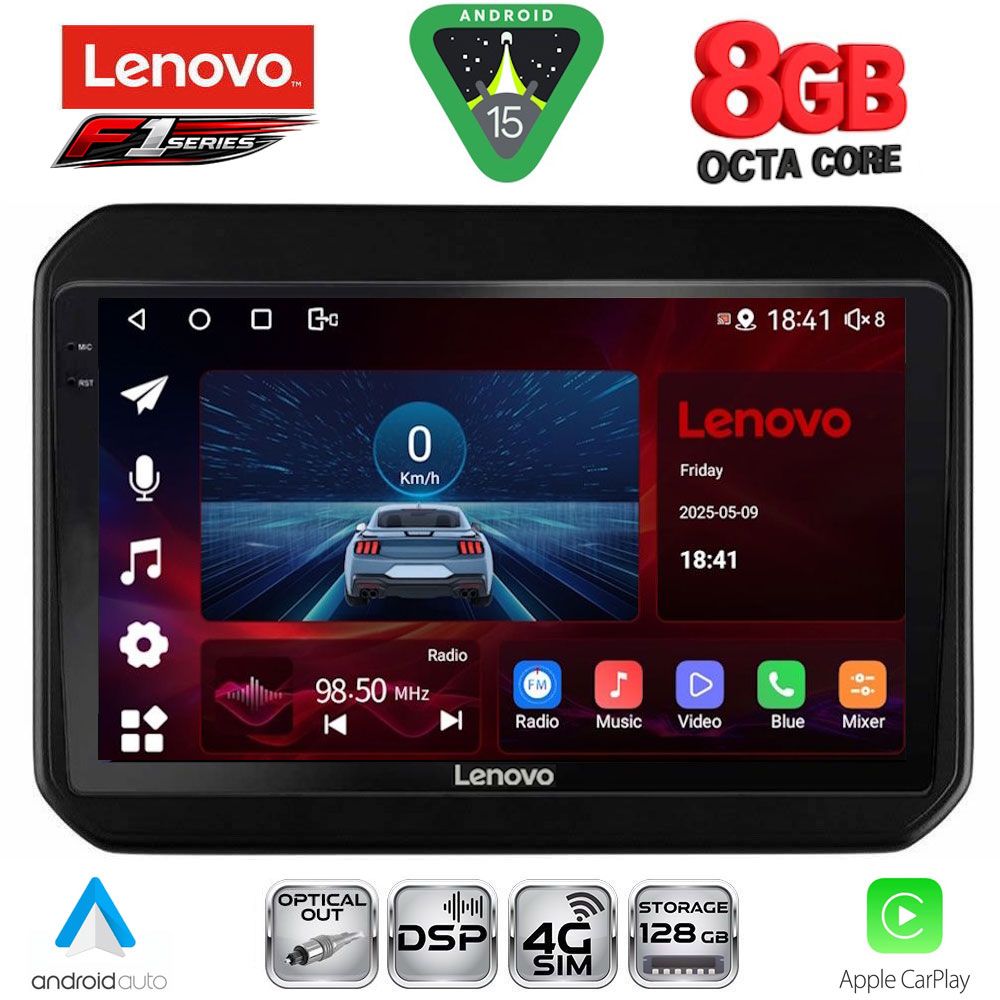 LENOVO SSR 10676_CPA (9inc) MULTIMEDIA TABLET for SUZUKI IGNIS mod. 2016-2026 LENOVO SSR 10676_CPA (9inc) MULTIMEDIA TABLET for SUZUKI IGNIS mod. 2016-2026