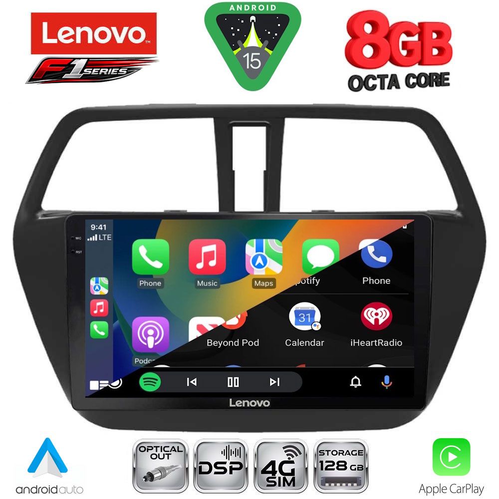 LENOVO SSR 10689_CPA (9inc) MULTIMEDIA TABLET for SUZUKI SX4 S-CROSS mod. 2014-2021 LENOVO SSR 10689_CPA (9inc) MULTIMEDIA TABLET for SUZUKI SX4 S-CROSS mod. 2014-2021