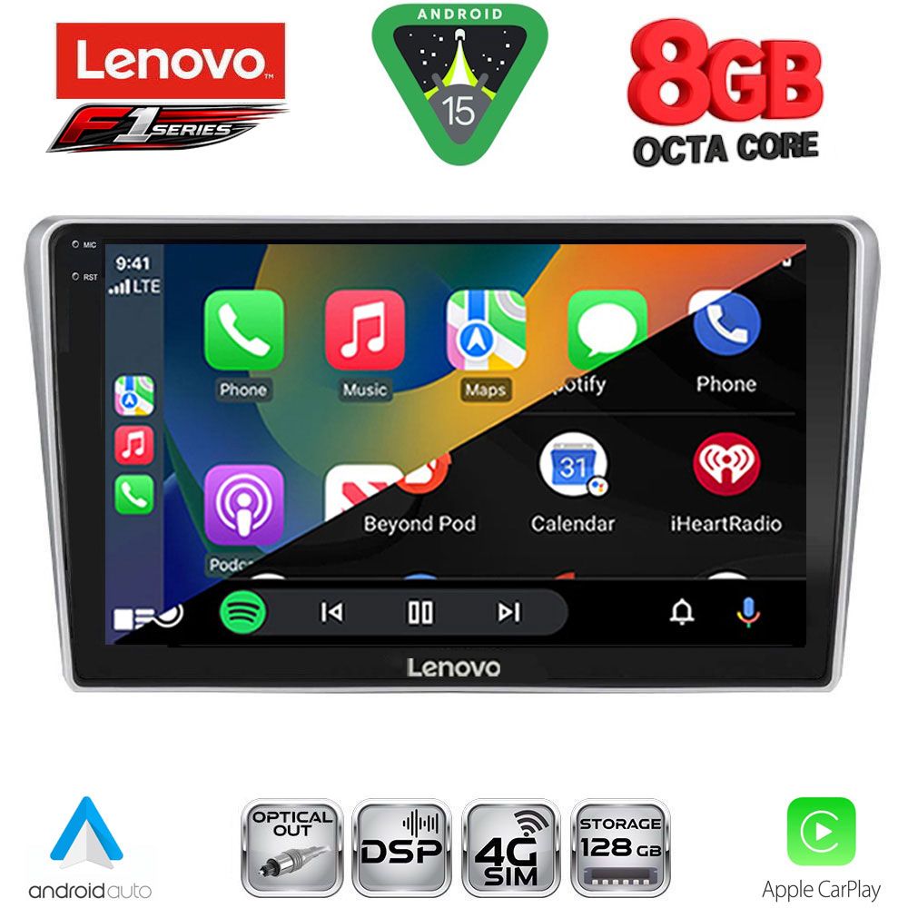 LENOVO SSR 10704SL_CPA (9inc) MULTIMEDIA TABLET for TOYOTA AVENSIS (T25) mod. 2003-2009 (SILVER) LENOVO SSR 10704SL_CPA (9inc) MULTIMEDIA TABLET for TOYOTA AVENSIS (T25) mod. 2003-2009 (SILVER)