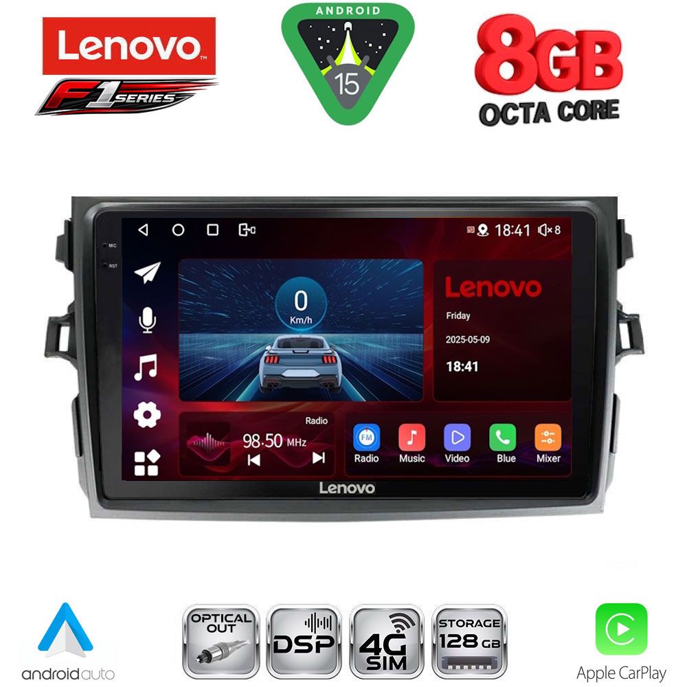 LENOVO SSR 10713_CPA (9inc) MULTIMEDIA TABLET for TOYOTA COROLLA 4D mod. 2006-2012 LENOVO SSR 10713_CPA (9inc) MULTIMEDIA TABLET for TOYOTA COROLLA 4D mod. 2006-2012