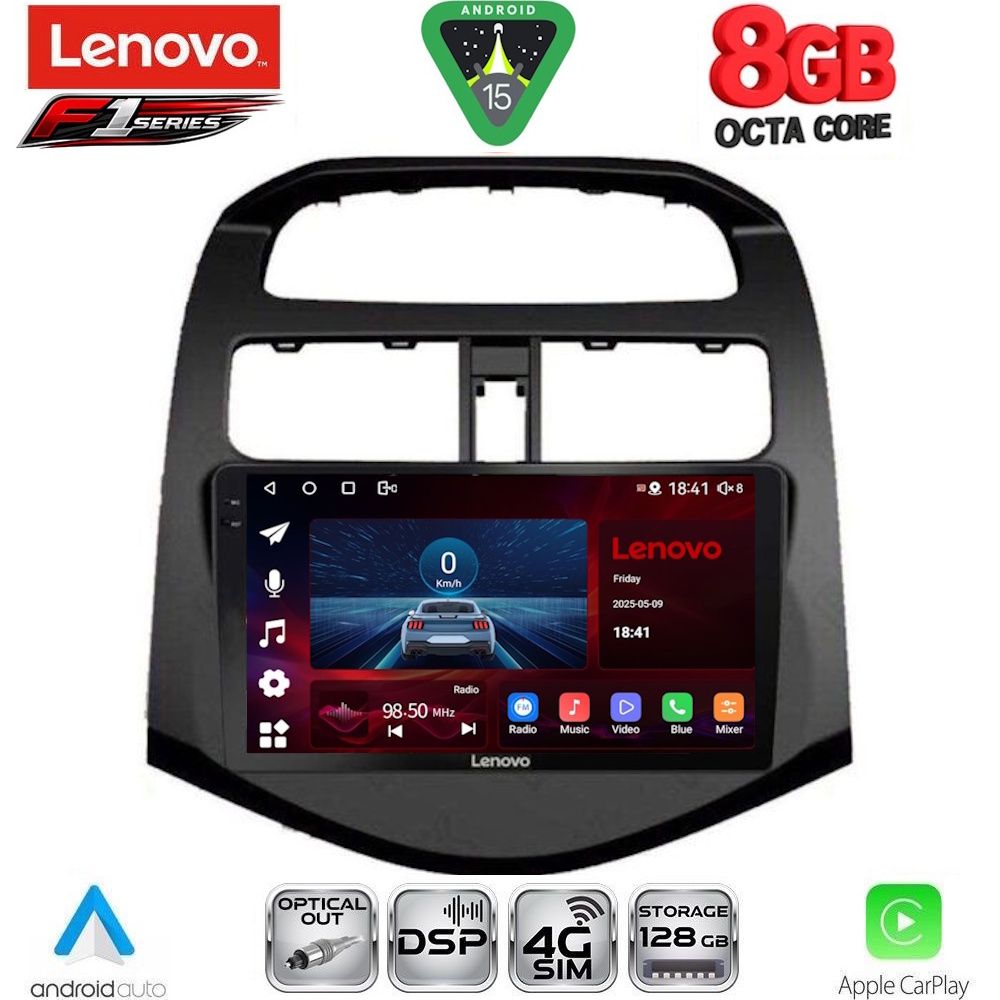 LENOVO SSR 10078_CPA (9inc) MULTIMEDIA TABLET for CHEVROLET SPARK mod. 2009-2015 LENOVO SSR 10078_CPA (9inc) MULTIMEDIA TABLET for CHEVROLET SPARK mod. 2009-2015