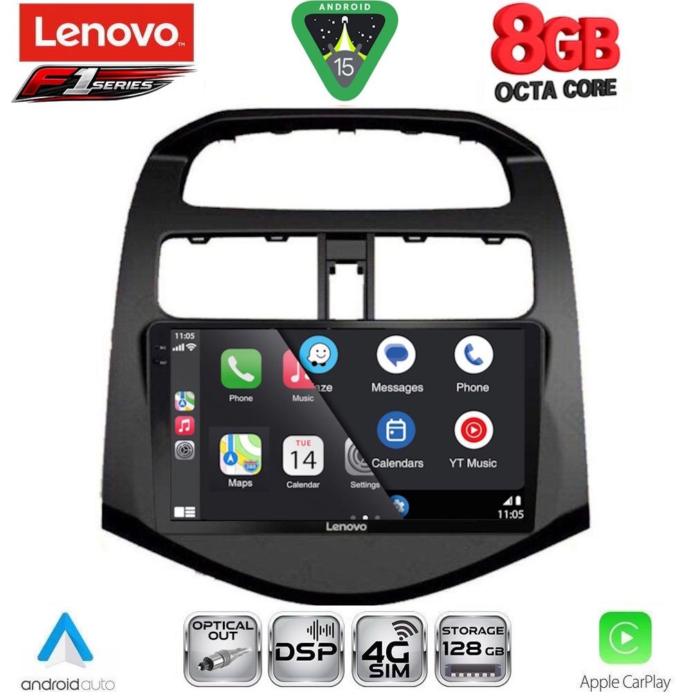 LENOVO SSR 10078_CPA (9inc) MULTIMEDIA TABLET for CHEVROLET SPARK mod. 2009-2015 LENOVO SSR 10078_CPA (9inc) MULTIMEDIA TABLET for CHEVROLET SPARK mod. 2009-2015