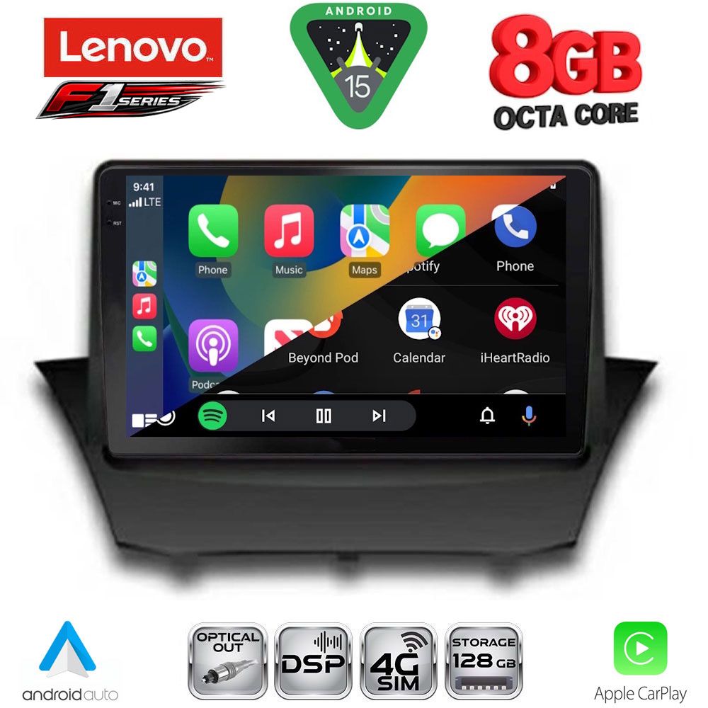 LENOVO SSR 10154A_CPA (9inc) MULTIMEDIA TABLET for FORD FIESTA mod. 2008-2017 LENOVO SSR 10154A_CPA (9inc) MULTIMEDIA TABLET for FORD FIESTA mod. 2008-2017
