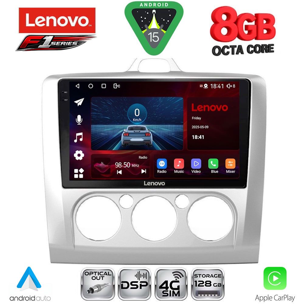 LENOVO SSR 10156SL_CPA A/C (9inc) MULTIMEDIA TABLET for FORD FOCUS mod. 2005-2012 (SILVER) LENOVO SSR 10156SL_CPA A/C (9inc) MULTIMEDIA TABLET for FORD FOCUS mod. 2005-2012 (SILVER)