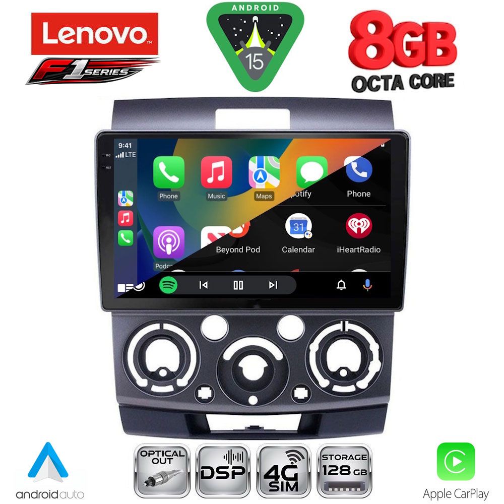 LENOVO SSR 10170_CPA (9inc) MULTIMEDIA TABLET for FORD RANGER | MAZDA BT50 mod. 2006-2011 LENOVO SSR 10170_CPA (9inc) MULTIMEDIA TABLET for FORD RANGER | MAZDA BT50 mod. 2006-2011