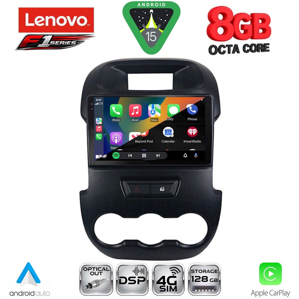 LENOVO SSR 10171_CPA (9inc) MULTIMEDIA TABLET for FORD RANGER mod. 2011-2015 LENOVO SSR 10171_CPA (9inc) MULTIMEDIA TABLET for FORD RANGER mod. 2011-2015